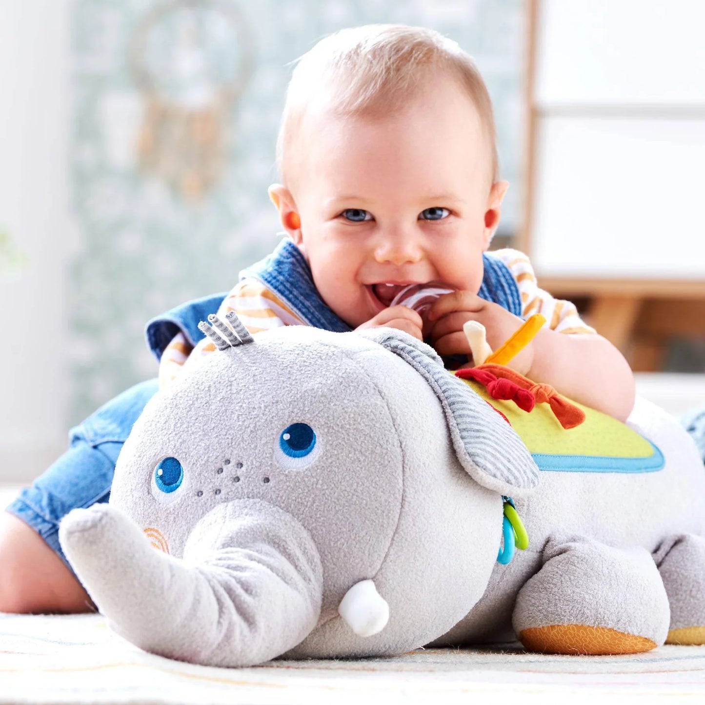 Elephant Discovery Pillow