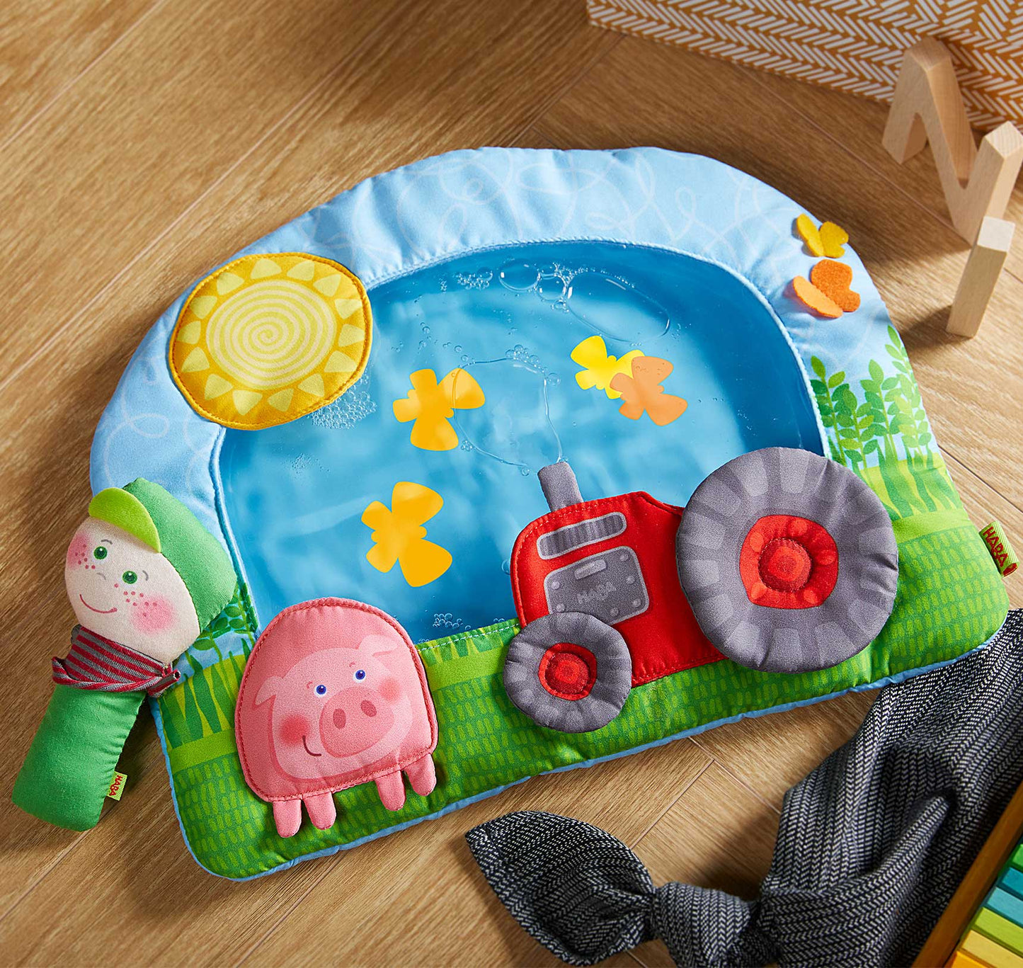 On The Farm Water Playmat Tummy Time Activity