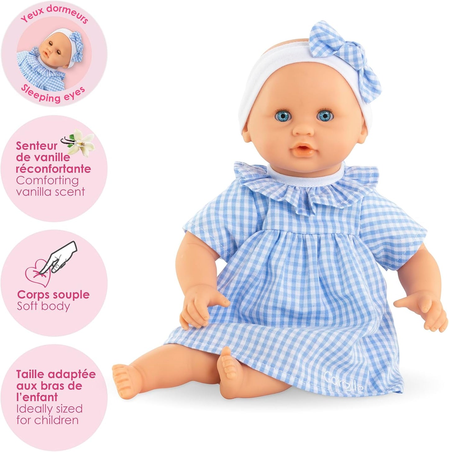 Bébé Calin-Milly 12" Soft Baby Doll