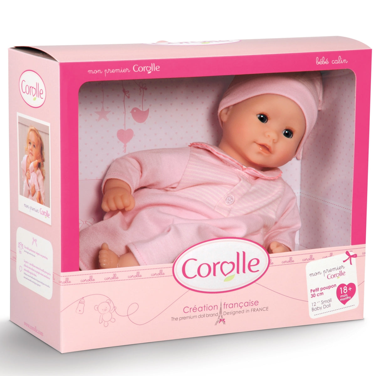 Bébé Calin - Charming Pastel 12" Soft Baby Doll