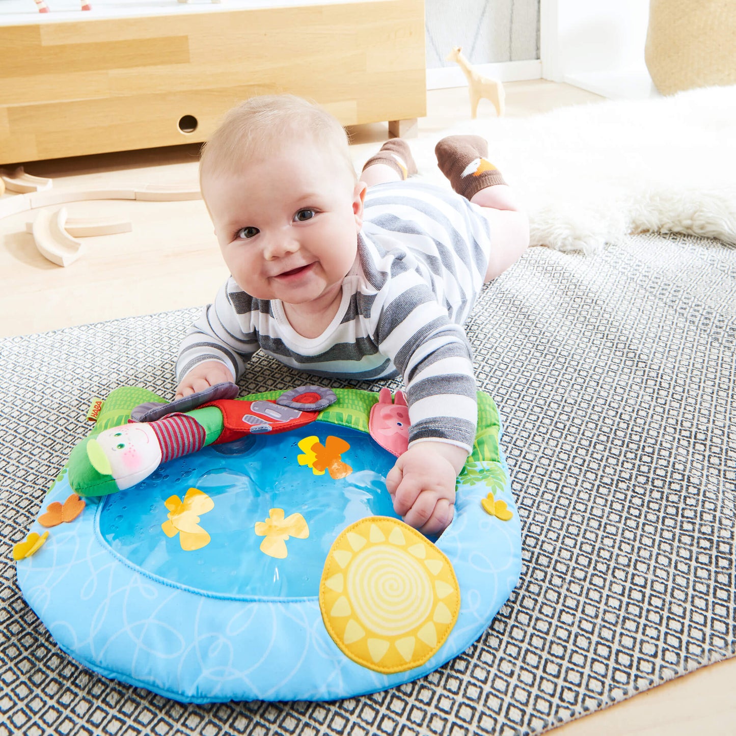 On The Farm Water Playmat Tummy Time Activity