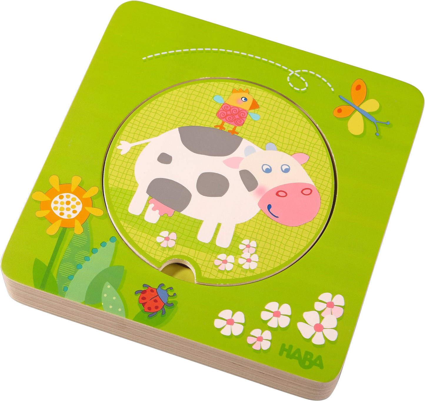 On The Farm 5-Piece Wooden Puzzle