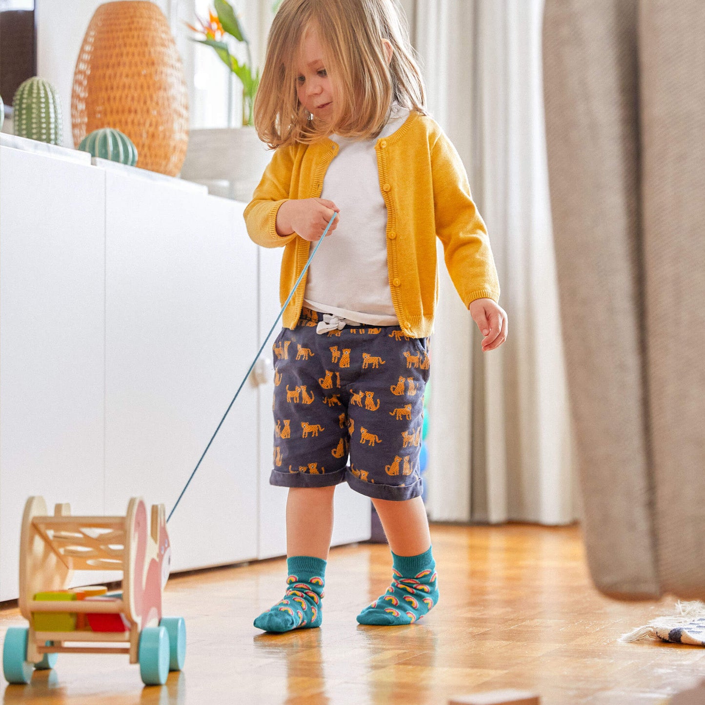 Squirrel Pull Along Toy Sorting Box