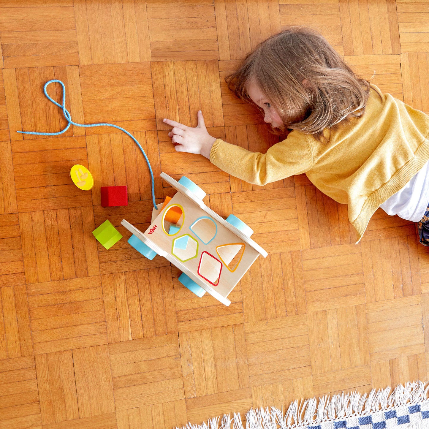 Squirrel Pull Along Toy Sorting Box