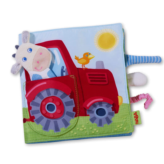 Down on the Farm Soft Book with Cow Puppet