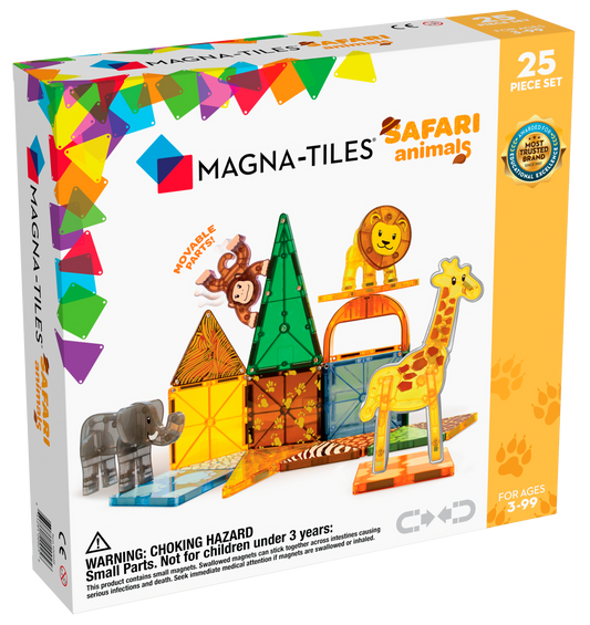 Magna-Tiles Safari Animals 25-Piece Set