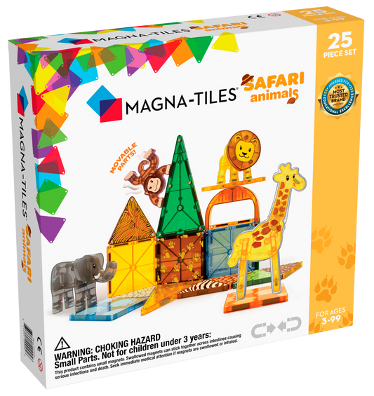 MAGNA-TILES® Safari Animals 25-Piece Set