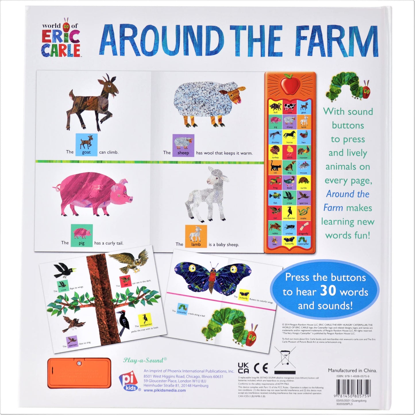 Around the Farm 30-Button Sound Book