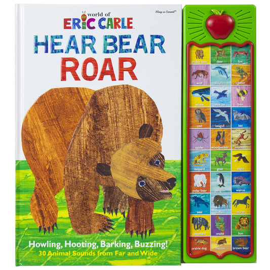 Hear Bear Roar-30 Button Animal Sound Book