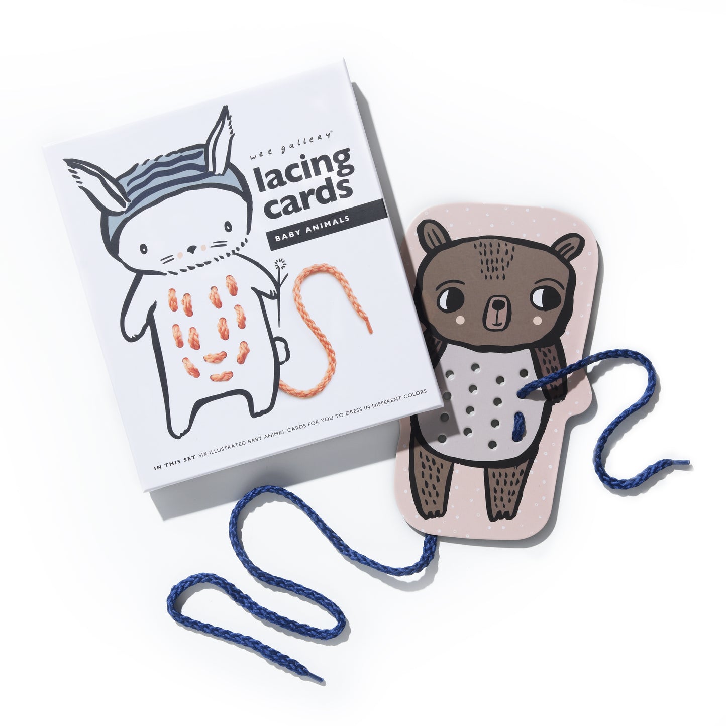 Lacing Cards - Baby Animals