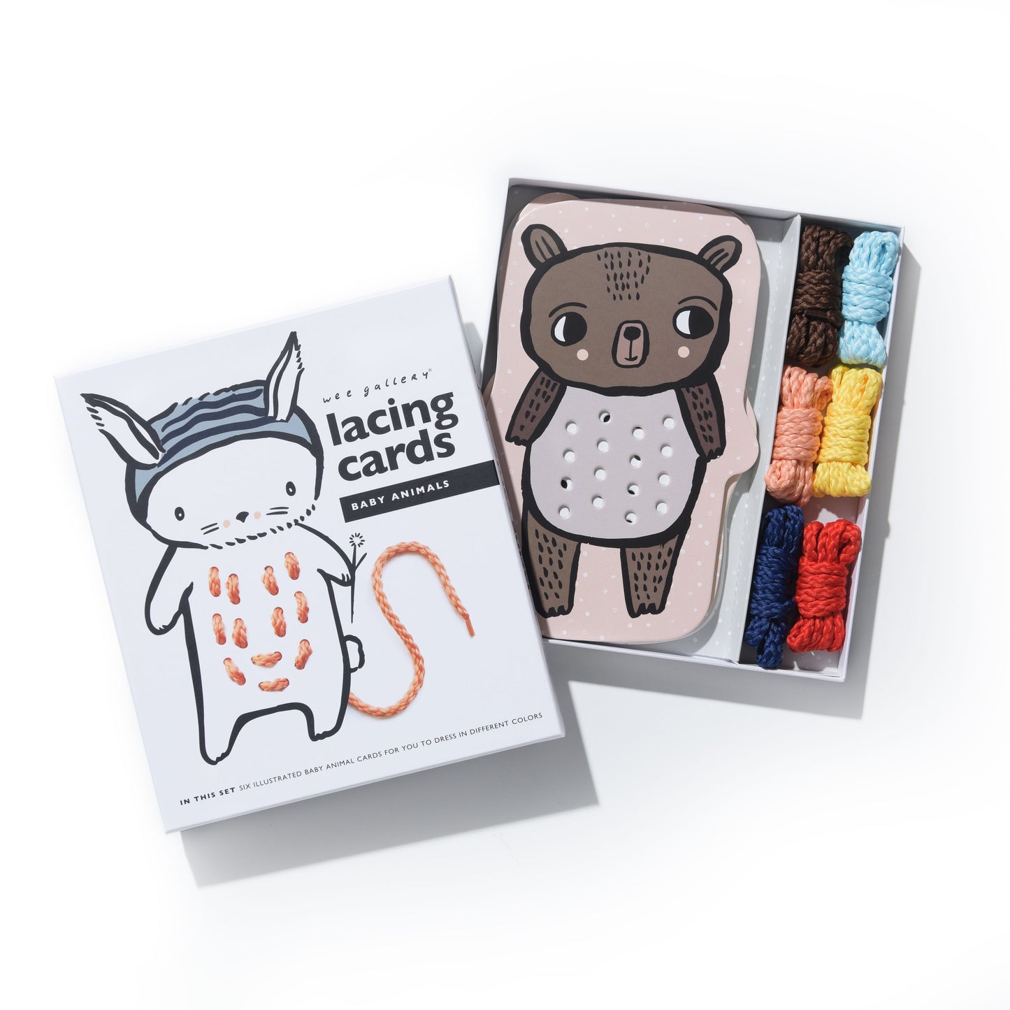 Lacing Cards - Baby Animals